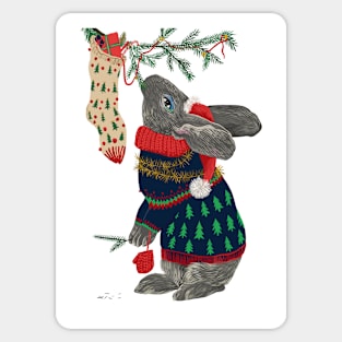 Rocking Rabbit Sticker